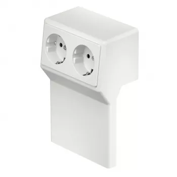 OBO BETTERMANN Rehau caja de dispositivo con toma doble RD 2GT40105 (6132171)