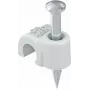 OBO Bettermann abrazadera de clavo aislada 6-7 mm gris claro PP 200 unidades (2227460)
