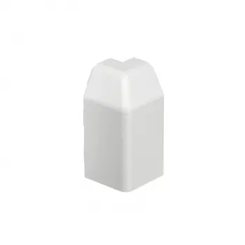 OBO Bettermann SL AE2070 rws pieza de esquina exterior para canaleta 20x70, blanco puro (RAL 9010), PVC 6132270