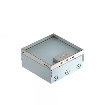 OBO Bettermann UDHOME4 2V caja de suelo, vacía, acero inoxidable, 2 elementos 7427232