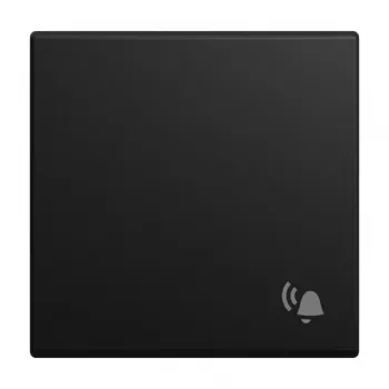 Busch-Jaeger Busch-balance SI tecla con símbolo de campana, negro mate 2CKA001731A4047