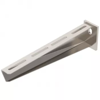 OBO BETTERMANN soporte de pared y mástil AW30/31 VA4301 acero inoxidable 300 mm de salida 48 mm de tubo 6442854