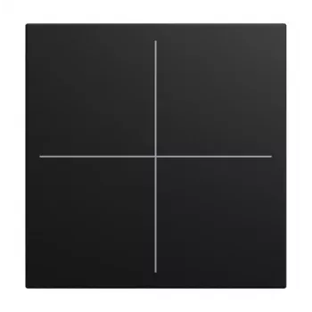 BUSCH-JAEGER tapa 4 módulos LFW/A.4.55.11-915 negro mate (2CKA006199A0542)