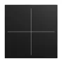 BUSCH-JAEGER tapa 4 módulos LFW/A.4.55.11-915 negro mate (2CKA006199A0542)