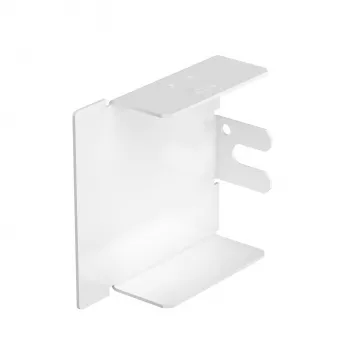 OBO Bettermann LKM E60060RW pieza final, 60x60mm, acero, blanco puro