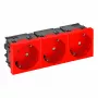 OBO BETTERMANN Connect 45 STD-D3SC SRO3 toma de contacto de protección 3 módulos, angulada 33°, negro 6120509