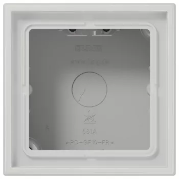 JUNG serie LS carcasa de superficie, 1 módulo, gris claro LS581ALG