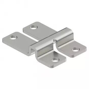 OBO BETTERMANN WB fijador de pared y suelo para bandejas de rejilla, montaje remachado/atornillado, 47x32x9 mm, acero electrogalvanizado (6017164)