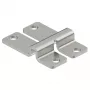 OBO BETTERMANN WB fijador de pared y suelo para bandejas de rejilla, montaje remachado/atornillado, 47x32x9 mm, acero electrogalvanizado (6017164)