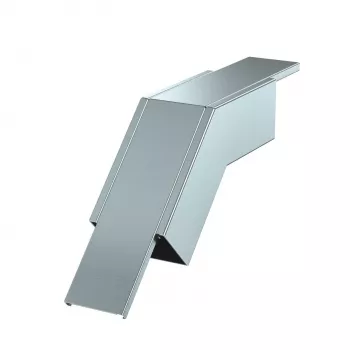 OBO BETTERMANN PLM-BF codo descendente de soporte de cables 45° 800x100mm galvanizado en caliente 7218106