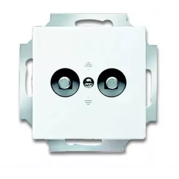 Busch-Jaeger placa central 2095 UC-84 (2495-0-0086) blanco estudio