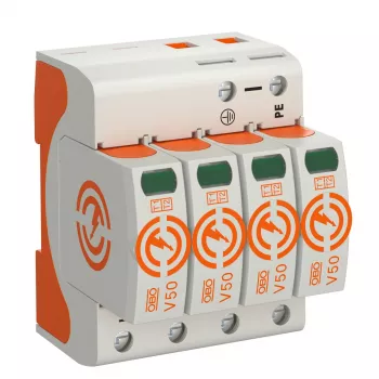 OBO BETTERMANN CombiController V50 V50-4-280 pararrayos Tipo 1+2 tetrapolar 280V (5093513)