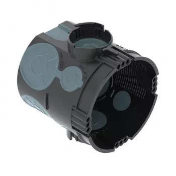 OBO Bettermann 2003708 caja de conexión de aparato estanca al viento, 60 mm de diámetro, 66 mm de profundidad, gris claro, pack de 25