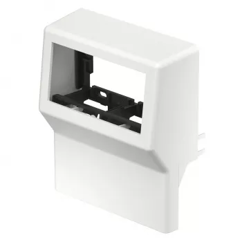 OBO BETTERMANN soporte de aparato SL GT5070M45 blanco puro 2 tomas 50/70 6134500