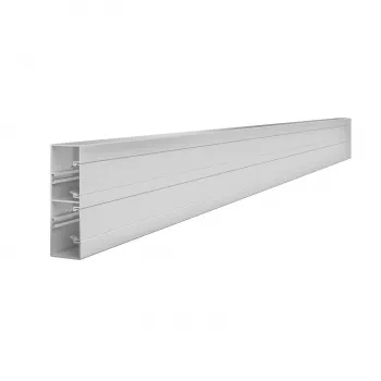 OBO Bettermann canal de instalación de aparatos Rapid 45-2, 165 x 53 mm, 2000 mm, gris claro RAL 7035 (6113402)