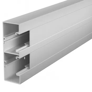 OBO Bettermann canal de instalación de aparatos Rapid 45-2, 165 x 53 mm, 2000 mm, gris claro RAL 7035 (6113402)