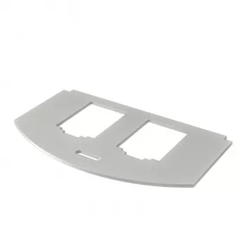OBO Bettermann placa de montaje tipo B V2A acero inoxidable MP R2 2B (7408804)