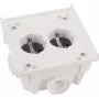 ABL Sursum 1632602 unidad de tomas de corriente SCHUKO, 4 tomas, 16A, IP44, negra