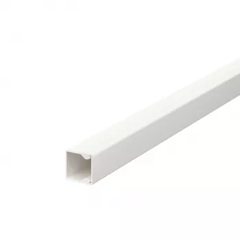 OBO BETTERMANN WDK15015RW canal de cables 15x15x2000mm PVC blanco puro con perforación inferior 6191002