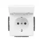 Busch-Jaeger base de toma de corriente SCHUKO blanco estudio 20 EUKBR-84 (2CKA002018A1529)