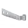 OBO BETTERMANN 7207060 componente de conexión para pararrayos y puesta a tierra, conductor redondo 8-10 mm a conductor plano hasta 30 mm, acero galvanizado en caliente