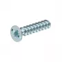 OBO Bettermann 2003268 tornillo para aparatos M4 x 10 mm, cabeza de lenteja, ranura, acero, galvanizado, 50 unidades