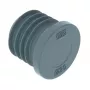 OBO Bettermann 2003737 Tapón de cierre M25, poliamida, gris claro, 25 uds.