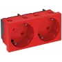 OBO Bettermann Vertr Toma de corriente 33°, 2 tomas Schuko STD-D3S SRO2 6120109