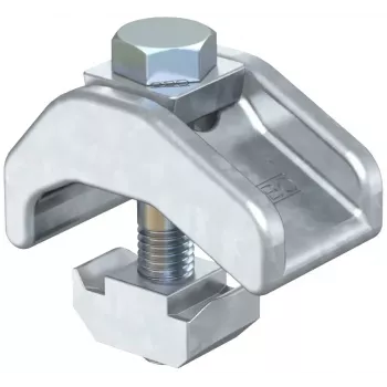 OBO BETTERMANN Pinza de sujeción para cargas pesadas con tuerca deslizante M12x65, zinc laminado, para brida de 30 mm, TKH-S-30 6355805