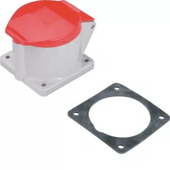 HAGER ECEE325 Toma de corriente CEE de montaje en superficie recta 32 A IP44