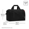 Reisenthel Allrounder L Maletín de médico unisex con cremallera, gris monocromático poliéster (MT7052)