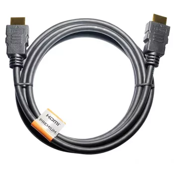 MAXTRACK C 215-2 L Cable HDMI 2 m negro 4K Ultra HD 18 Gbps HDMI 2.0