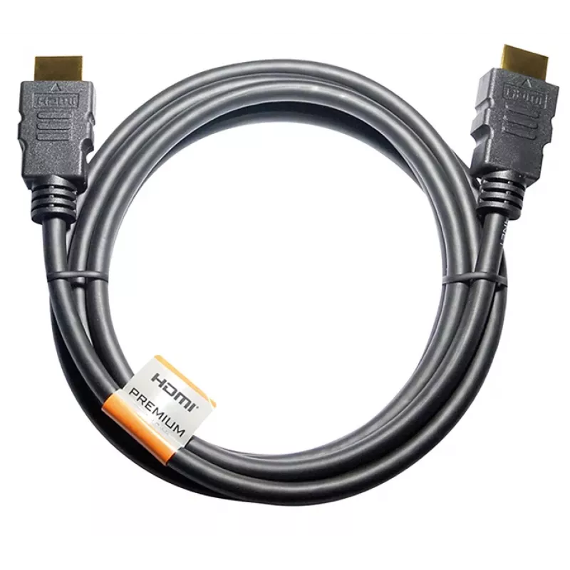 MAXTRACK C 215-2 L Cable HDMI 2 m negro 4K Ultra HD 18 Gbps HDMI 2.0