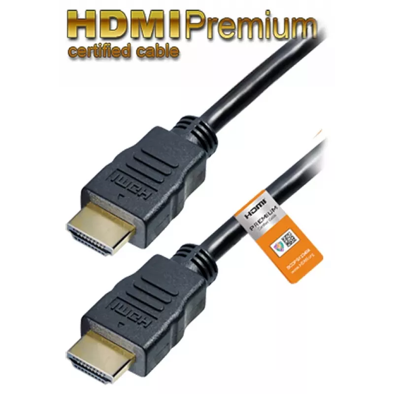 MAXTRACK C 215-2 L Cable HDMI 2 m negro 4K Ultra HD 18 Gbps HDMI 2.0