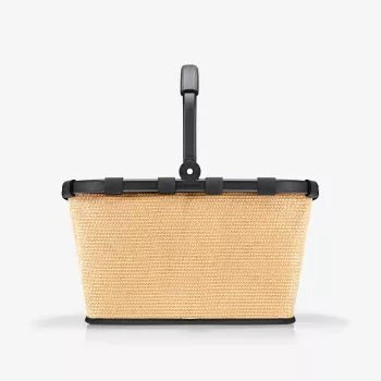 Reisenthel Carrybag Frame Raffia Black cesta de la compra 22L BK 7079