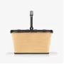 Reisenthel Carrybag Frame Raffia Black cesta de la compra 22L BK 7079
