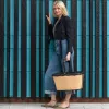 Reisenthel Carrybag Frame Raffia Black cesta de la compra 22L BK 7079