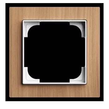 Busch-Jaeger 1721-4083 marco embellecedor 1 elemento roble madera 2CKA001754A4887
