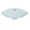 OBO Bettermann RBD 90 100 FS Cubierta para curva de 90°, 100 mm, galvanizada en continuo (6036900)