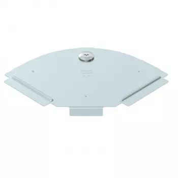 OBO Bettermann RBD 90 100 FS Cubierta para curva de 90°, 100 mm, galvanizada en continuo (6036900)