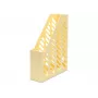 HAN KLASSIK revistero A4/C4 amarillo pastel, poliestireno, orificio de agarre, rejilla lateral, pack de 10 (1601-815)