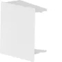 HAGER LFS6006069016 pieza final para canaleta de cables 60x60 mm, chapa de acero, blanco tráfico