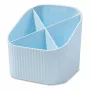HAN X-LOOP lapicero, azul pastel, 4 compartimentos, 11,1 x 11,1 x 10,5 cm 17238-884D