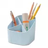 HAN X-LOOP lapicero, azul pastel, 4 compartimentos, 11,1 x 11,1 x 10,5 cm 17238-884D