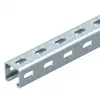 OBO Bettermann MS4141PP03 carril perfil C con perforación lateral, 41x41 mm, 3000 mm, acero galvanizado en caliente 1122500