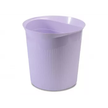 HAN Re-LOOP 13L papelera redonda, violeta pastel, 100% plástico reciclado PIR 18148-887