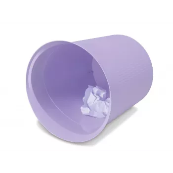 HAN Re-LOOP 13L papelera redonda, violeta pastel, 100% plástico reciclado PIR 18148-887