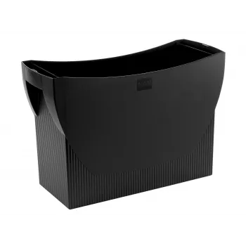 HAN SWING KARMA caja de archivo colgante, plástico, negra, 100% material reciclado, para 20 archivos A4 19008-13
