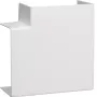 HAGER ángulo plano LFF6011059016 PVC para canaleta de cables LF/LFF/LFH 60x110, blanco puro