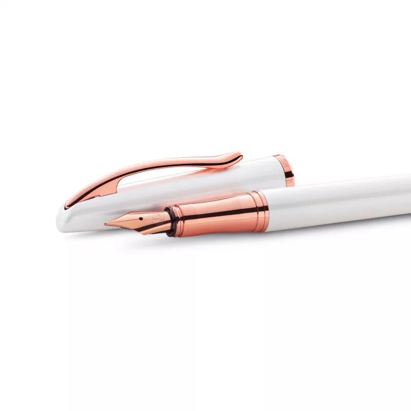 Pelikan Jazz Noble Elegance White set de escritura (pluma estilográfica y bolígrafo, plumín medio) 400197471